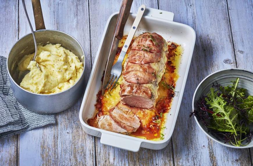 Recette de Filet de veau au fromage et au bacon